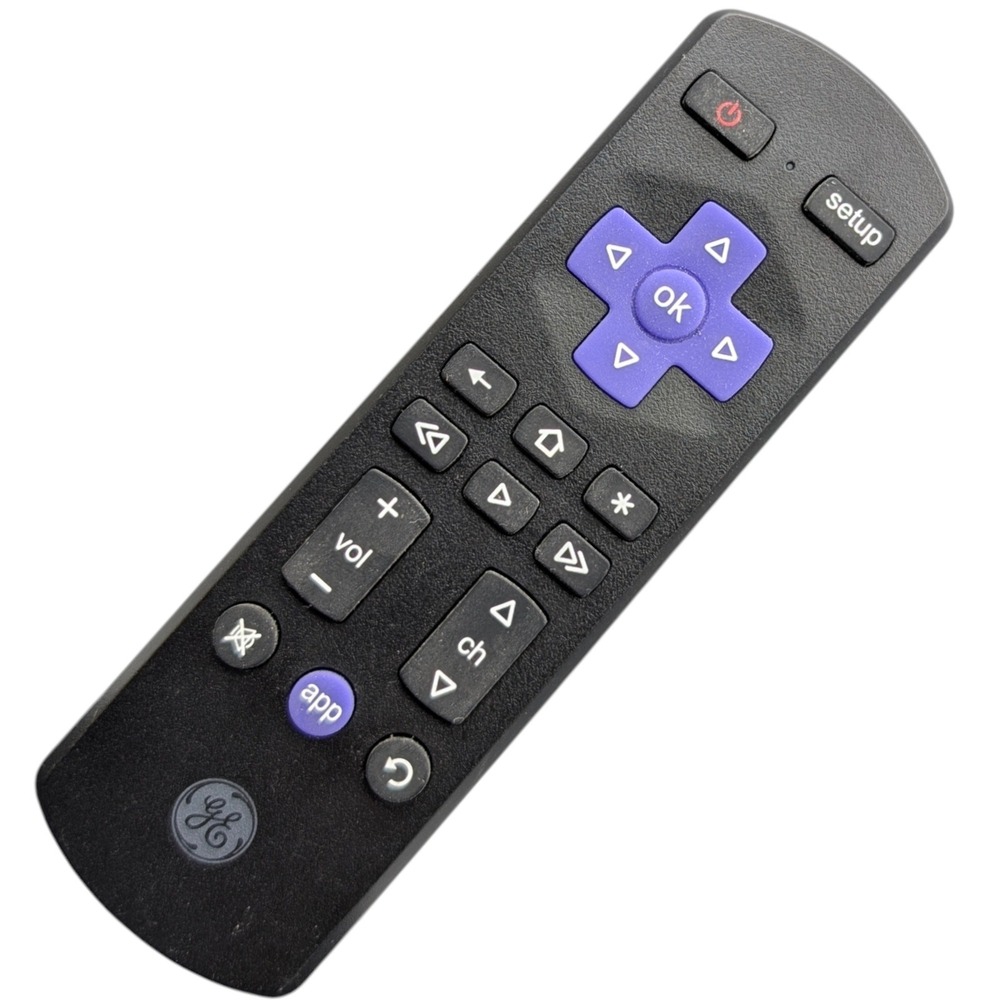 GE Roku Remote Control 66814 Universal TV DVD CBL Streaming Player Controller